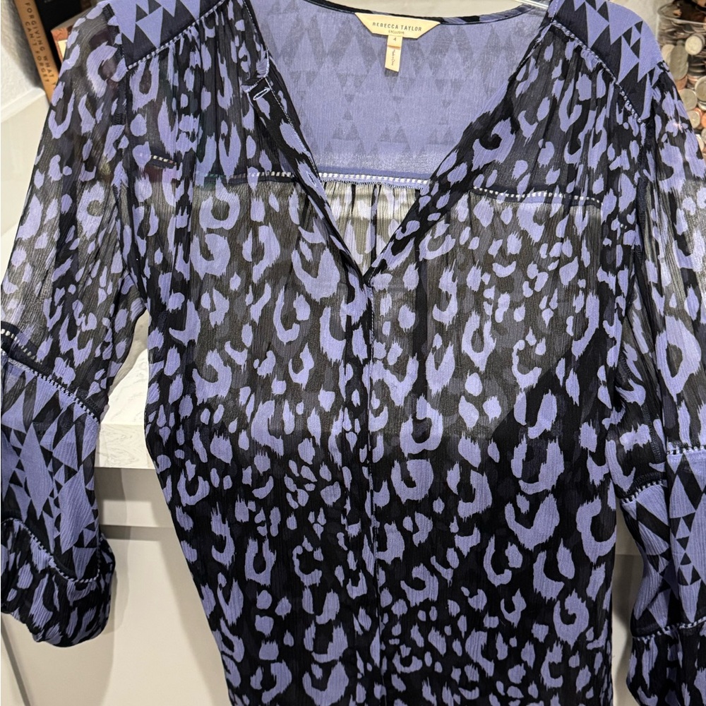 Rebecca Taylor Lavender Blouse